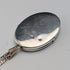 Vintage sterling silver oval locket pendant with sterling silver necklace, 7g total